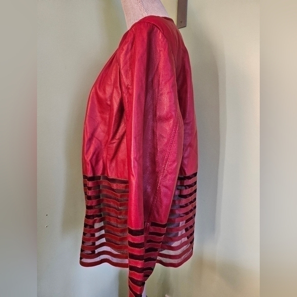 Dakota West women's red blazer "48" - Picture 3 of 5